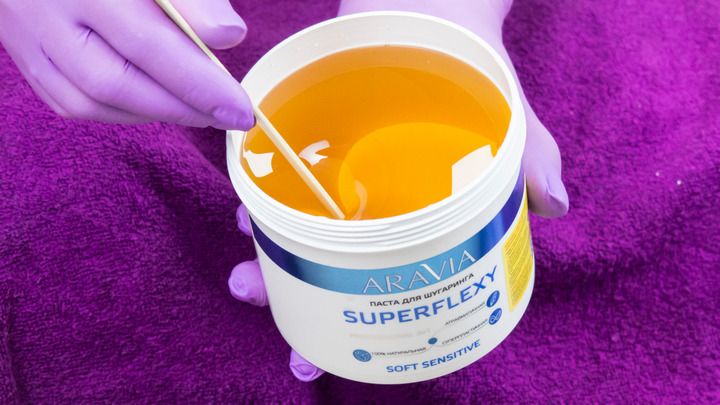 Сахарная паста ARAVIA Professional SUPERFLEXY из серии для чувствительной кожи Soft Sensitive