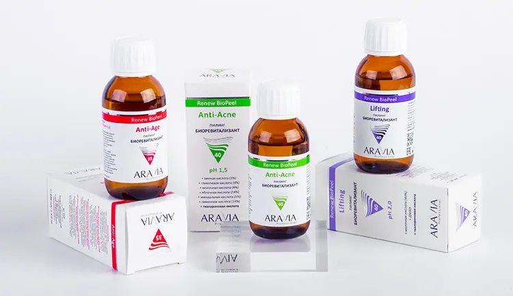 Пилинги нового поколения: ARAVIA Professional выпустила пилинги-биоревитализанты для тотального обновления кожи
