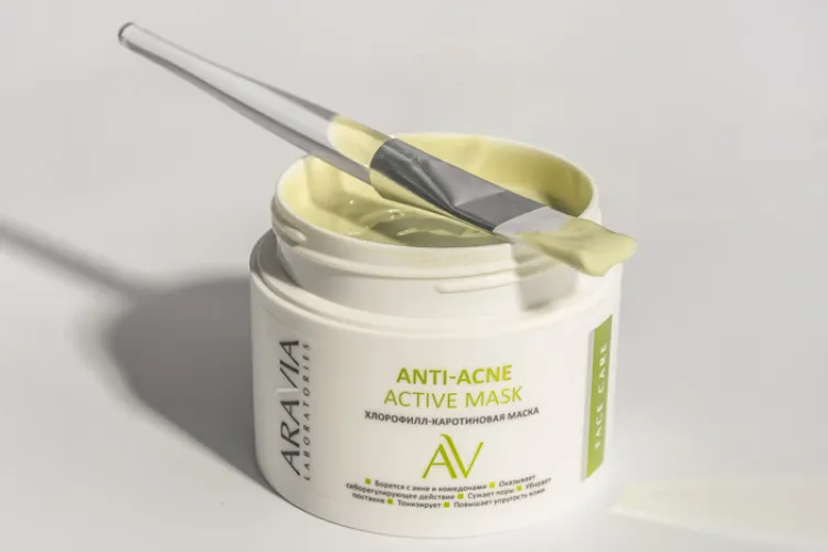 «Зеленый эликсир» для кожи: маска против акне ARAVIA Laboratories 
